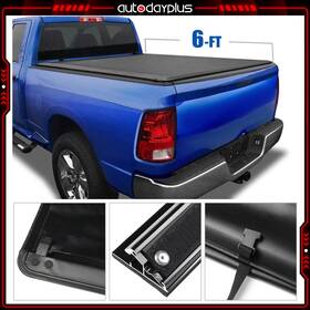 Adp152318ddp Autodayplus Tonneau Cover 6ft Soft Roll Up For 1982-2013 Ford Ranger 1994-10 Mazda B-series