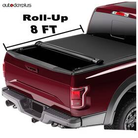 Adp16095822k Autodayplus 8ft Roll Up Truck Bed Tonneau Cover For 1989-2006 2007 Chevy Silverado Sierra