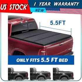 Adp16663922k Autodayplus Hard 3-fold 5.5ft Truck Bed Tonneau Cover For 15-20 Ford F-150