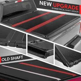 Adp166655p56 Autodayplus Lock Hard Tri-fold Tonneau Cover For 2016-2022 Toyota Tacoma 5ft Short Bed