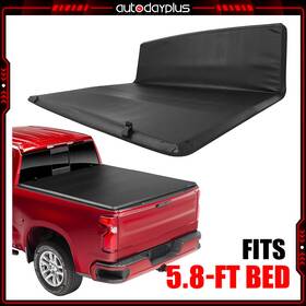 Adp16778722k Autodayplus 5.8inch Three-fold Cargo Bed Cover For 2009-2021 Dodge Ram 1500 2500 3500 Models