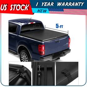 Adp16779022k Autodayplus 5ft Truck Bed Tonneau Cover For Ford Ranger 2019-2022 Soft Tri-fold