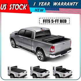 Adp167790p56 Autodayplus 5ft Soft Tri-fold Truck Short Bed Tonneau Cover For 19-22 Ford Ranger On Top