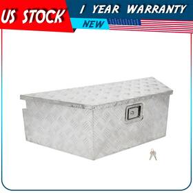 Adp17675800us Autodayplus 39 Inch X16.5 X12 Aluminum Trailer Tongue Tool Box Pickup Truck Bed Storage Toolbox