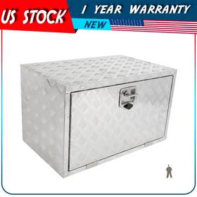 Au183177plus Autodayplus 30 Inch X 18 Underbody Aluminum Truck Tool Box Trailer Rv Storage