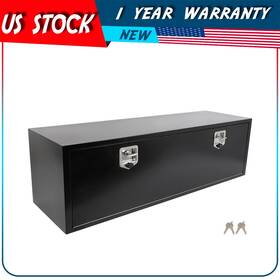 Aut183tq202cv Autodayplus 60 Inch 18 Iron Underbody Truck Storage Tool Box With Lock Heavy Duty