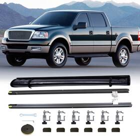 Srfr970365 Autoparts X Tonneau Cover Fit For 1997-2004 Ford F150 F-150 6.5ft Truck Bed Soft Roll Up