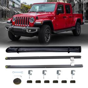 Srjp212250 Autoparts X 5ft / 60.3 Inch Bed Soft Roll Up Tonneau Cover For 20-24 Jeep Gladiator Jt Truck Top