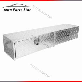Vr3197 Autopartsstar Aluminum Truck Tool Box With Dual Drop Doors Durable Lockable Storage 72 Inch X15 X13
