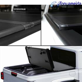 Dpt-ttchard082 Autopartszone4usa Tri-fold Tonneau Cover Hard Folding Solid For 2020-2023 Jeep Gladiator Jt Pickup