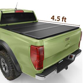 Beyshkusw9 Autosaver88 4.5 Ft Hard Tri-fold Tonneau Cover For 2022-2024 2025 Ford Maverick Truck Bed