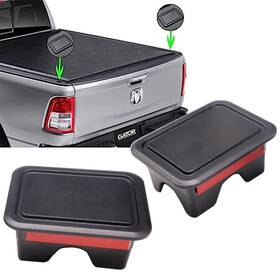 108q81386 Autoxbert 2pcs Car Trunk Rear Bed Rail Stake Pocket Covers Hole Plugs Caps Accessories