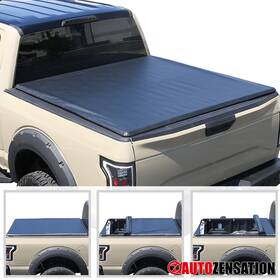 Autozensation 841808192265 Fits 2016-2023 Toyota Tacoma 6ft 72 Inch Truck Bed Soft Vinyl Roll-up Tonneau Cover