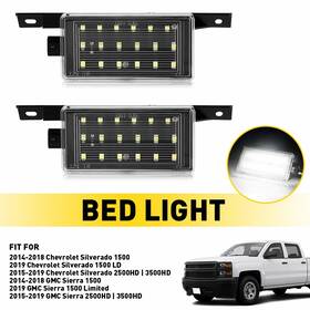 Gm23295943 Auxito 2x For Chevrolet 2014-2018 Silverado 1500 White Led Truck Bed Lights Cargo Lamps
