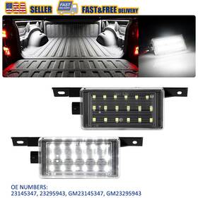 Wmd-silverado-14-18 Auxito Bright White For 14-19 Chevy Silverado Full Led Truck Bed Cargo Light Lamp L R