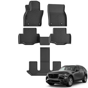 Afma-079 Auxko All Weather Floor Mats Cx90 6&7p 2024-2025 Mat For 7 Seat