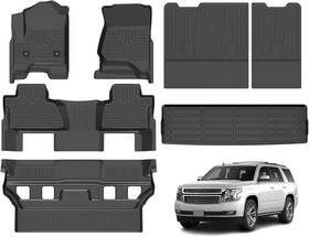 Azyt-001 Azyt 759135321671 Floor Mats And Cargo Liner For 2015-2020 Chevy Tahoe Gmc Yukon Bucket Black