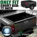 Tltc-ranger93-6-lru-jr B2500 Topline Autopart Roll-up Soft Tonneau Cover Jr 94-10 Mazda B2300 B3000 B4000 6 Ft Short Bed Led-stick-touch-lamp-truck-bed-rubber-seal