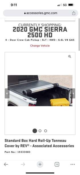 6ft10 Bak Industries 80133 Revolver X4s Tonneau Cover Fits 20-2023 Silverado/sierra 2500hd/3500hd Inch