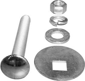 Bw317600031 Bed Wood 1967-72 F-series Truck Shortbed/flareside To Frame Hardware Kit Zinc