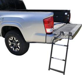 X001s6qg77 Beech Lane Pickup Truck Tailgate Ladder - Universal Fit Stainless Steel
