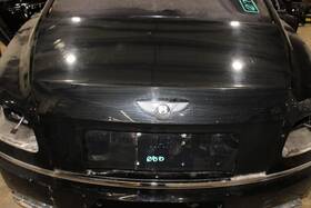 170-bentley Bentley 13-17 Continental Sedan Beluga Black Painted Trunk Decklid Hatch Panel Oem Wty