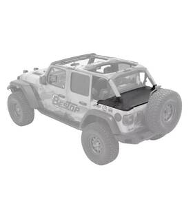 90036-35 Bestop Duster Deck Cover For 2018 Jeep Wrangler Jl Black Diamond