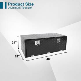 1s3700 Better-autoparts 48 Inch X24 Pickup Truck Bed Heavy Duty Tool Box Underbody Trailer Storage Lock