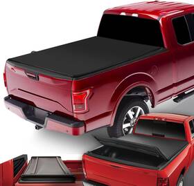 Tc-trist-002 Bezt For 04-14 Ford F150 Fleetside 6.5ft Truck Bed Soft Folding Tri-fold Tonneau Cover