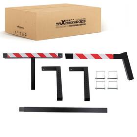 Bfo K4vz52 Adjustable Height Truck Bed Extender Hitch Mount 750 Lbs Carbon Steel Red