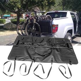 Ywop0e Bfo 61 Inch Waterproof Pickup Truck Bed Tailgate Crash Pad Protector Cover Bike Rack
