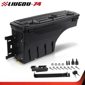 Lg-02isc12falbk Big-wheel Truck Bed Swing Storage Box Tooling Left Side Fit For Ford F150 1997-2014