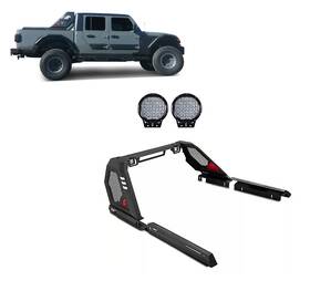 Virb09b-pl69b Black Horse Off Road Virb09b Pl69b Vigor Roll Bar Kit