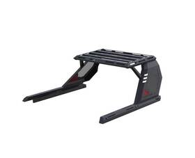 Virb02ba1 Black Horse For Gmc Sierra 2007-2009 Vigor Roll Bar W Basket