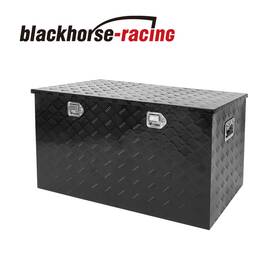 Tl67559 Blackhorse-racing 44 Inch X24 Aluminum Pickup Truck Trunk Bed Tool Box Underbody Storage Lock