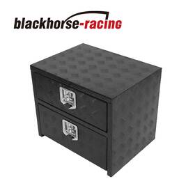 Tl67568 Blackhorse-racing 24 Inch X20 X18 Pickup Truck Trunk Bed Tool Box With Drawers Underbody Storage Lock