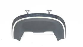 147.bm1q09 Bmw Convertible Top Rear Cover Panel Black Oem 2009 128i