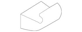 51-35-7-349-023 Bmw Genuine Sunshade Hook