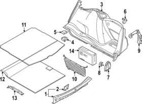 51-47-7-464-192 Bmw Genuine Tie Down Hook Cover