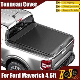 Wxgdxx2022 Bobo 4.6ft Retractable Truck Bed Tonneau Cover For 2022-2025 Ford Maverick Aluminum