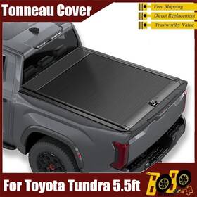 Wxgtantu2022 Bobo 5.5ft Retractable Truck Bed Cover Hard Tonneau For 2007-2021 Toyota Tundra