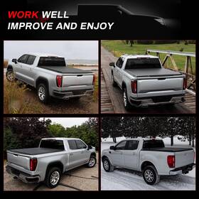 Bra160958oke Brakemotorparts 8ft Roll Up Truck Bed Tonneau Cover For 1989-2006 2007 Chevy Silverado Sierra