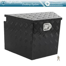 Bra183182oke12963034 Brakemotorparts Aluminum 29 Inch X 17 X18 Storage Tool Box With 1x Chain For Truck Garage Home Office