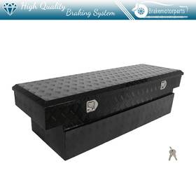 Bra183183oke Brakemotorparts 69 Inch X20 X14 Aluminum Storage Tool Box 2x Lifting Air Rod And Lock For Truck Rv