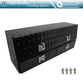 Bra183185oke Brakemotorparts 60 Inch X13 X21 Aluminum Storage Tool Box For Rv Pickup 2x Lifting Air Rod 4x Locks