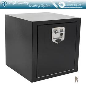 Bra183189oke Brakemotorparts 18 Inch X18 Storage Tool Box With 2x Chain 1x Lock For Truck Garage Home