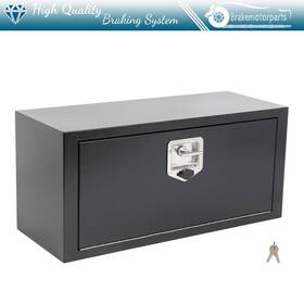 Bra183193oke Brakemotorparts 30 Inch X12 X14 Storage Tool Box With 2x Chain For Truck Garage Auto Repairing Works