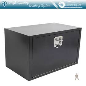 Bra183195oke Brakemotorparts Storage Tool Box With 2x Chain For Truck Garage Auto Repairing Works 30 Inch X18