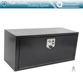 Bra183197oke Brakemotorparts Storage Tool Box With 2x Chain For Truck Garage Auto Repairing Works 36 Inch X14 X16