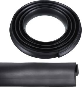 730961 Brand Innohhustle 1.7m/5.6ft Car Windshield Cowl Rubber Seal Strip Black Front